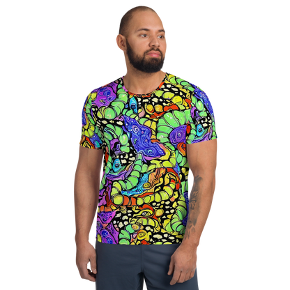 Men's Athletic T-Shirt - Frostwork Fantasy