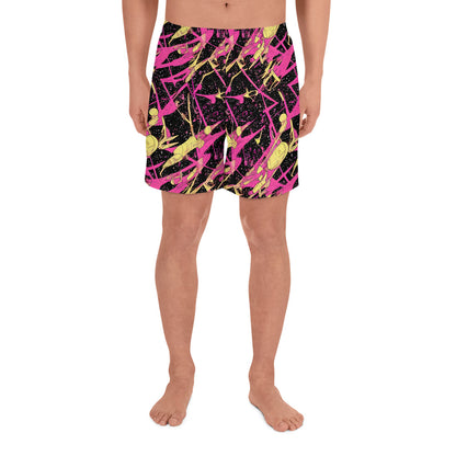 Men's Athletic Shorts - Galaxy Graffiti