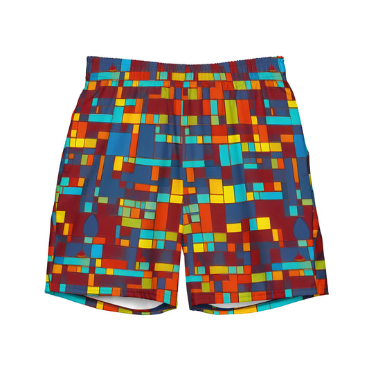 Swim Trunks - Astral Grid