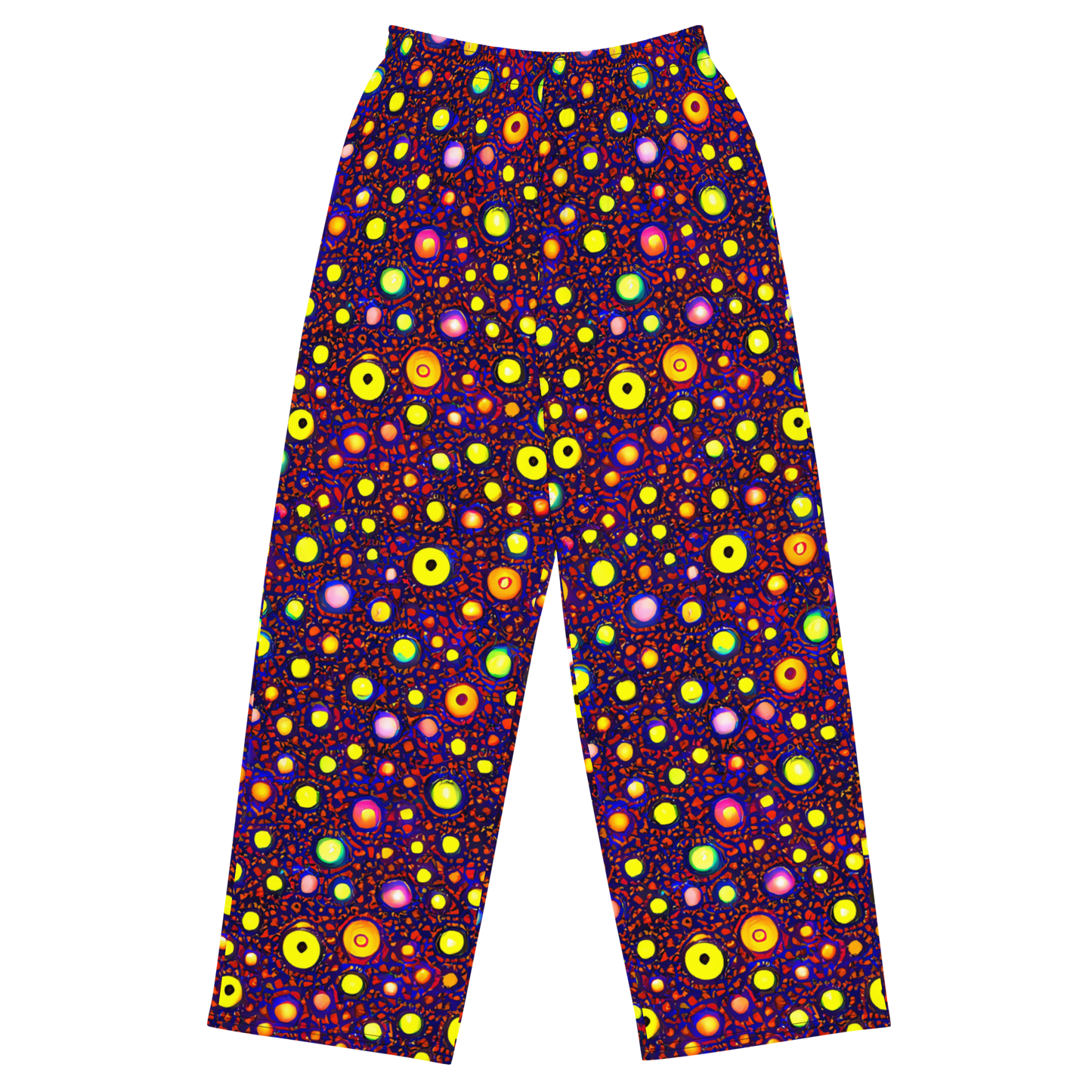 Wide-Leg Pants - Cosmic Dotscape