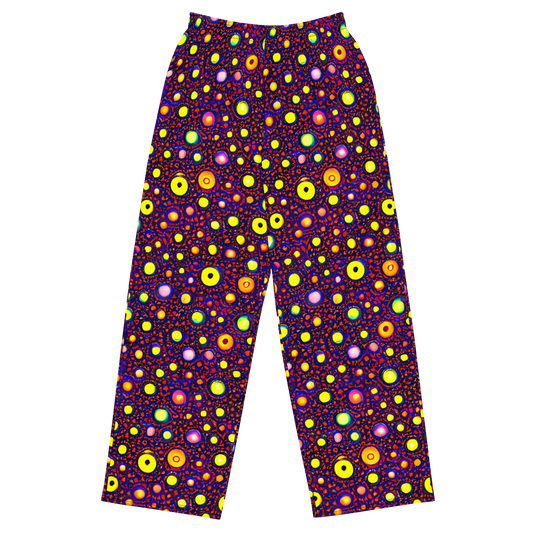 Wide-Leg Pants - Cosmic Dotscape