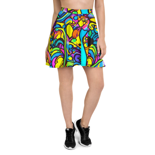 Skater Skirt - Kaleidoscopic Flow