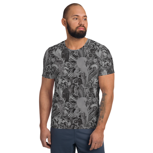 Men's Athletic T-Shirt - Dusk Enigma