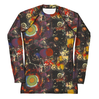Women's Rash Guard - Lunar Funk