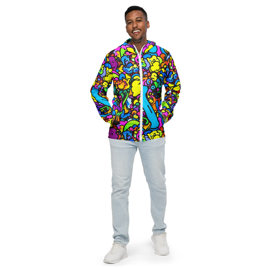 Men's Windbreaker - Kaleidoscope Garden