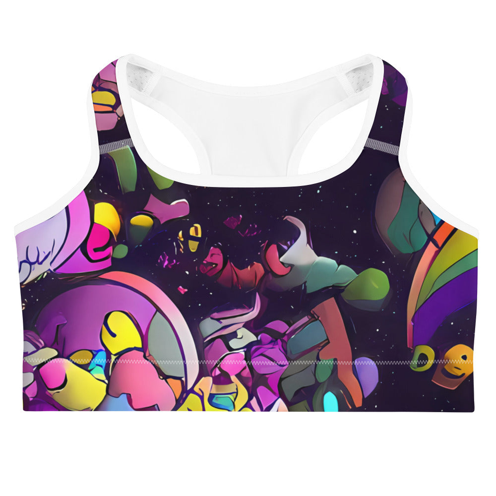 Sports Bra - Galactic Playground