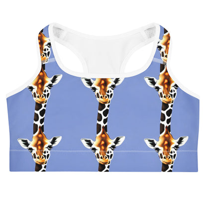Sports Bra - Giraffe Glow