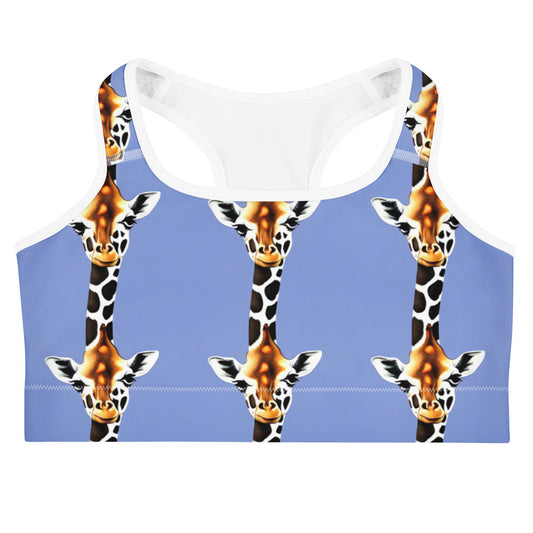 Sports Bra - Giraffe Glow