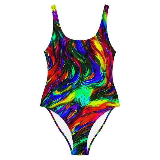 One-Piece Swimsuit - Calraet Swirl