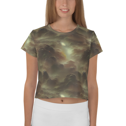 Women's Crop Tee - Celestial Dreamscape