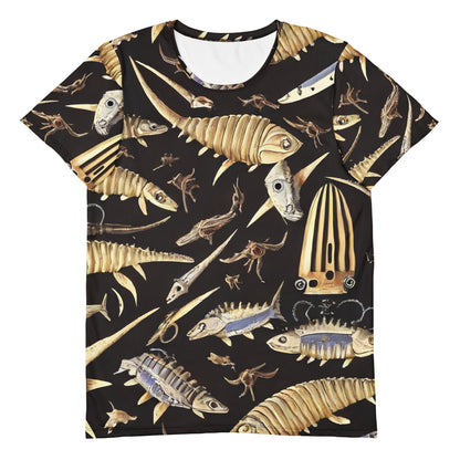 Men's Athletic T-Shirt - Fossil Fantasia