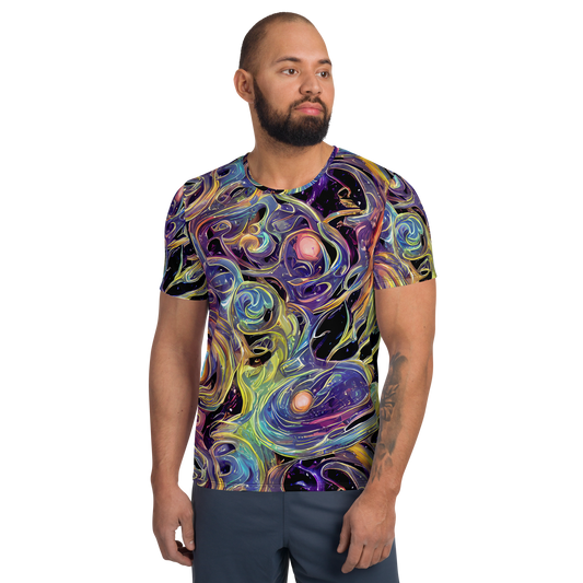 Men's Athletic T-Shirt - Lebacq Swirl