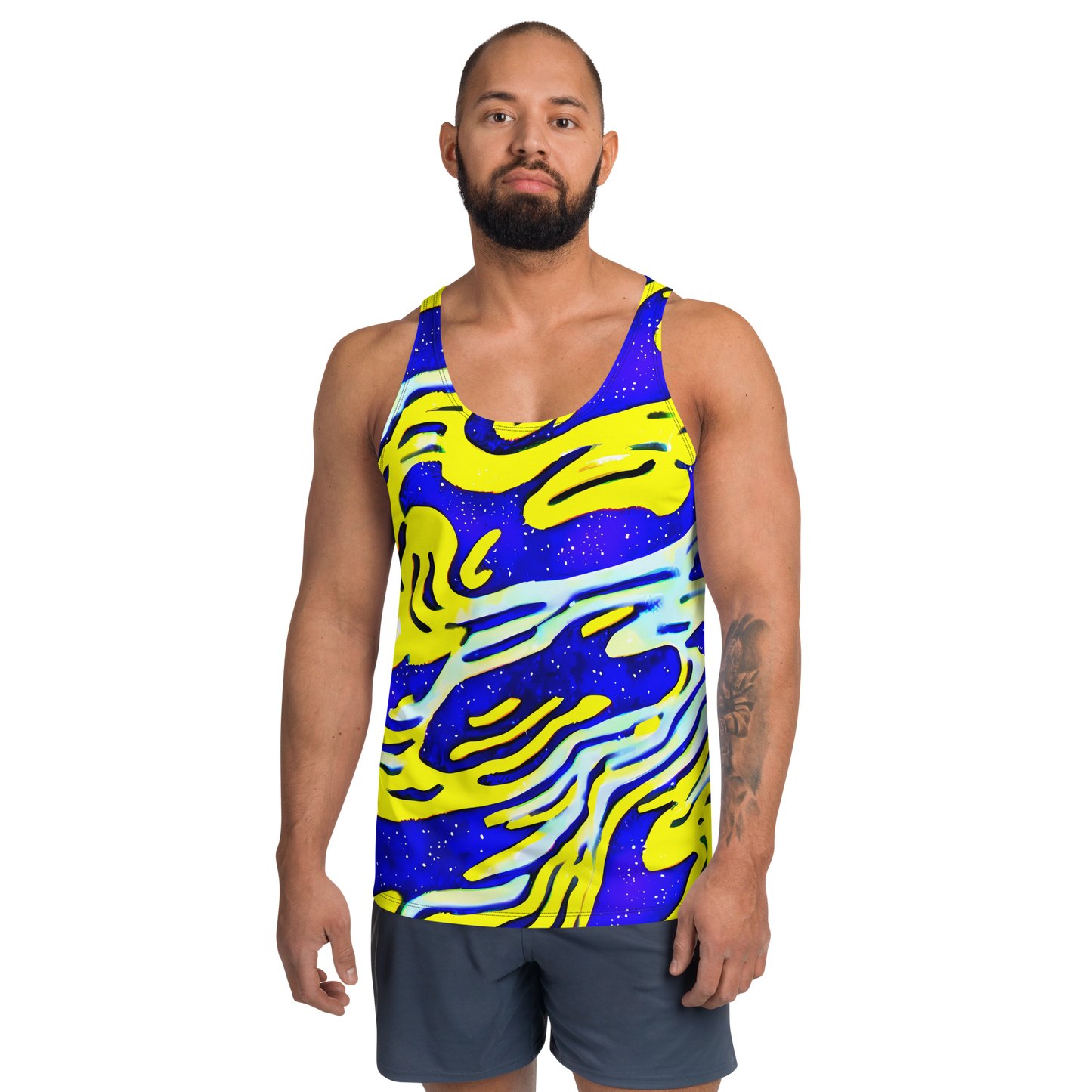 Men's Tank Top - Electric Horizon