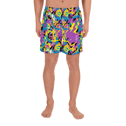 Men's Athletic Shorts - Galactic Sprawl