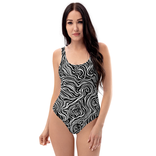 One-Piece Swimsuit - Inky Whispers