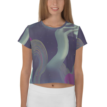 Women's Crop Tee - Ethereal Muse