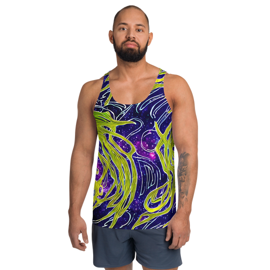 Men's Tank Top - Celestial Scribbles