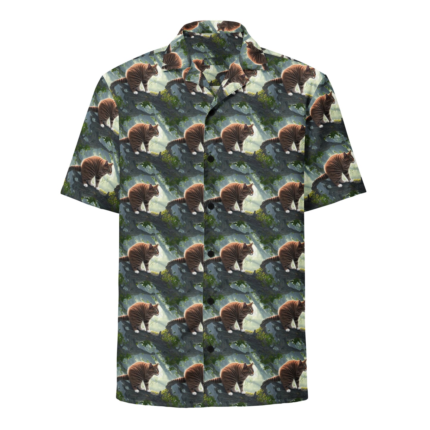 Button Shirt - Whiskered Enigma