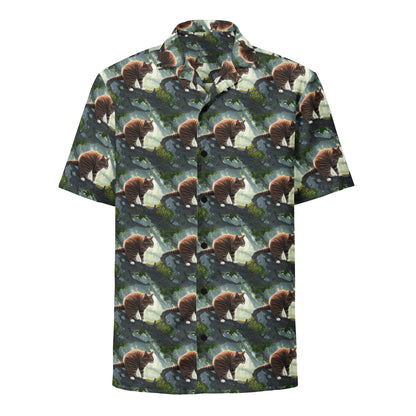 Button Shirt - Whiskered Enigma