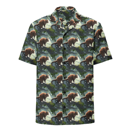Button Shirt - Whiskered Enigma