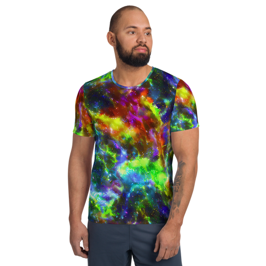 Men's Athletic T-Shirt - Neer Nebula