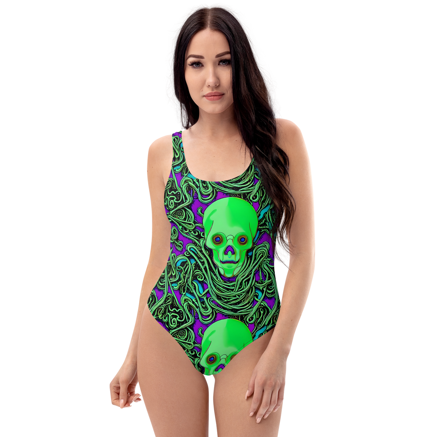 One-Piece Swimsuit - Ghostly Labyrinth