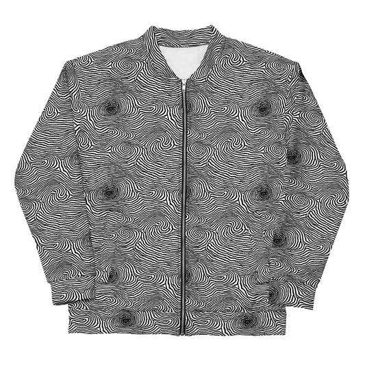 Bomber Jacket - Black And White Rhapsody