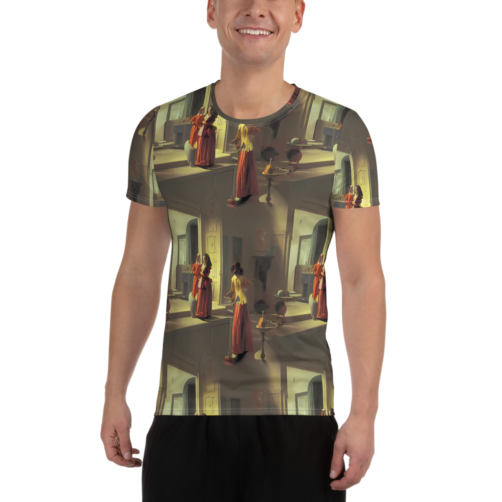 Men's Athletic T-Shirt - Surreal Shadows