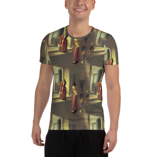 Men's Athletic T-Shirt - Surreal Shadows