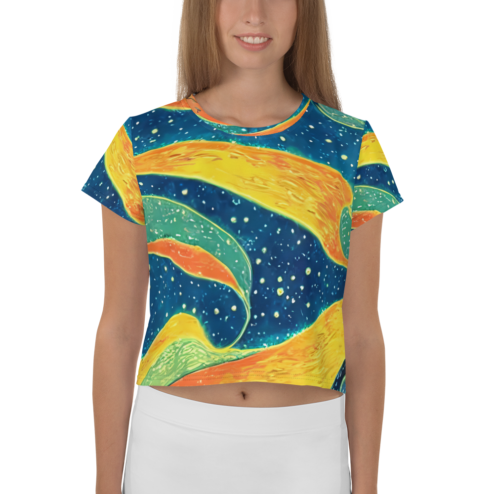 Women's Crop Tee - Celestial Harmony