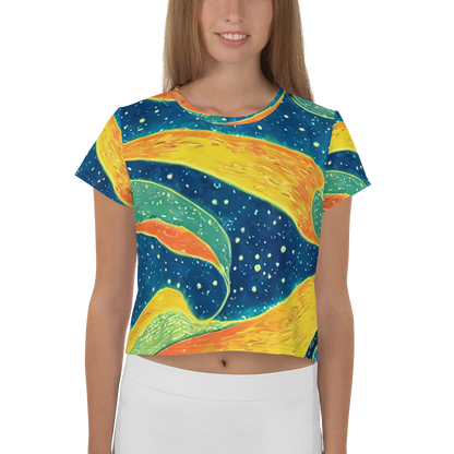 Women's Crop Tee - Celestial Harmony