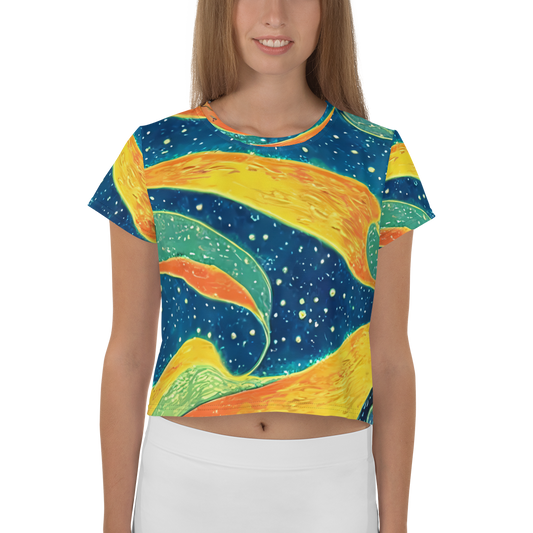 Women's Crop Tee - Celestial Harmony