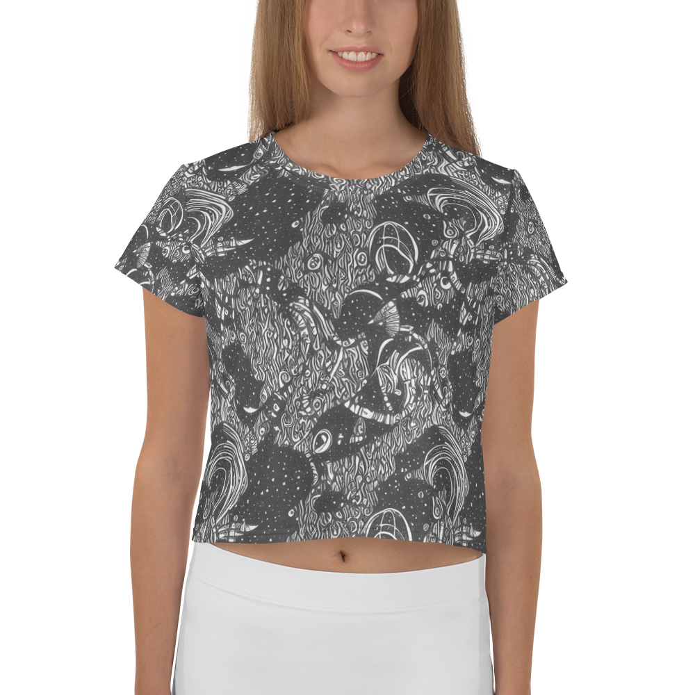 Women's Crop Tee - Shadow Reverie