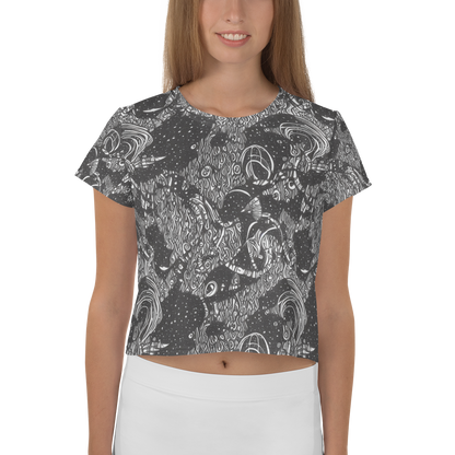 Women's Crop Tee - Shadow Reverie