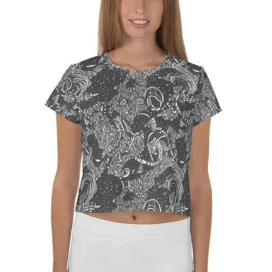 Women's Crop Tee - Shadow Reverie