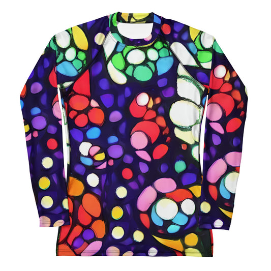 Women's Rash Guard - Bubble Fantasia
