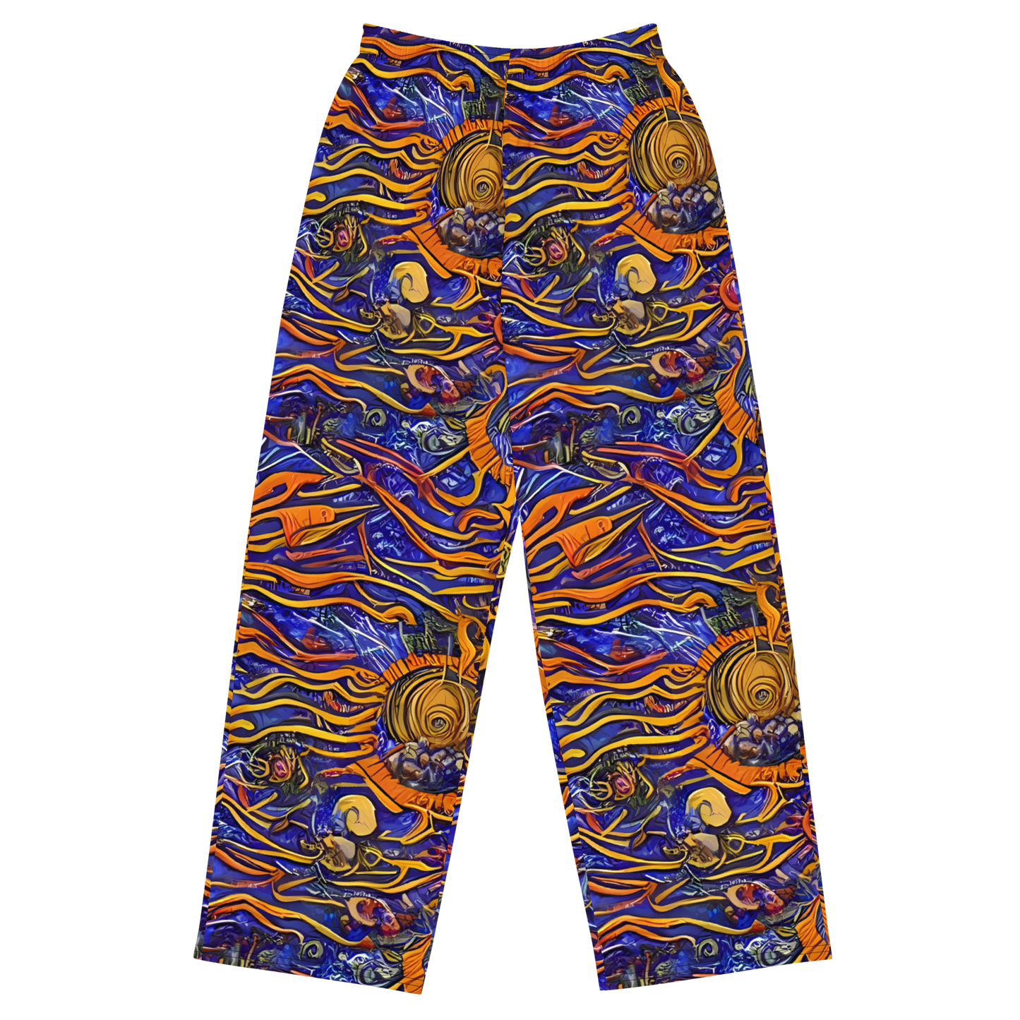 Wide-Leg Pants - Mantegna Swirl