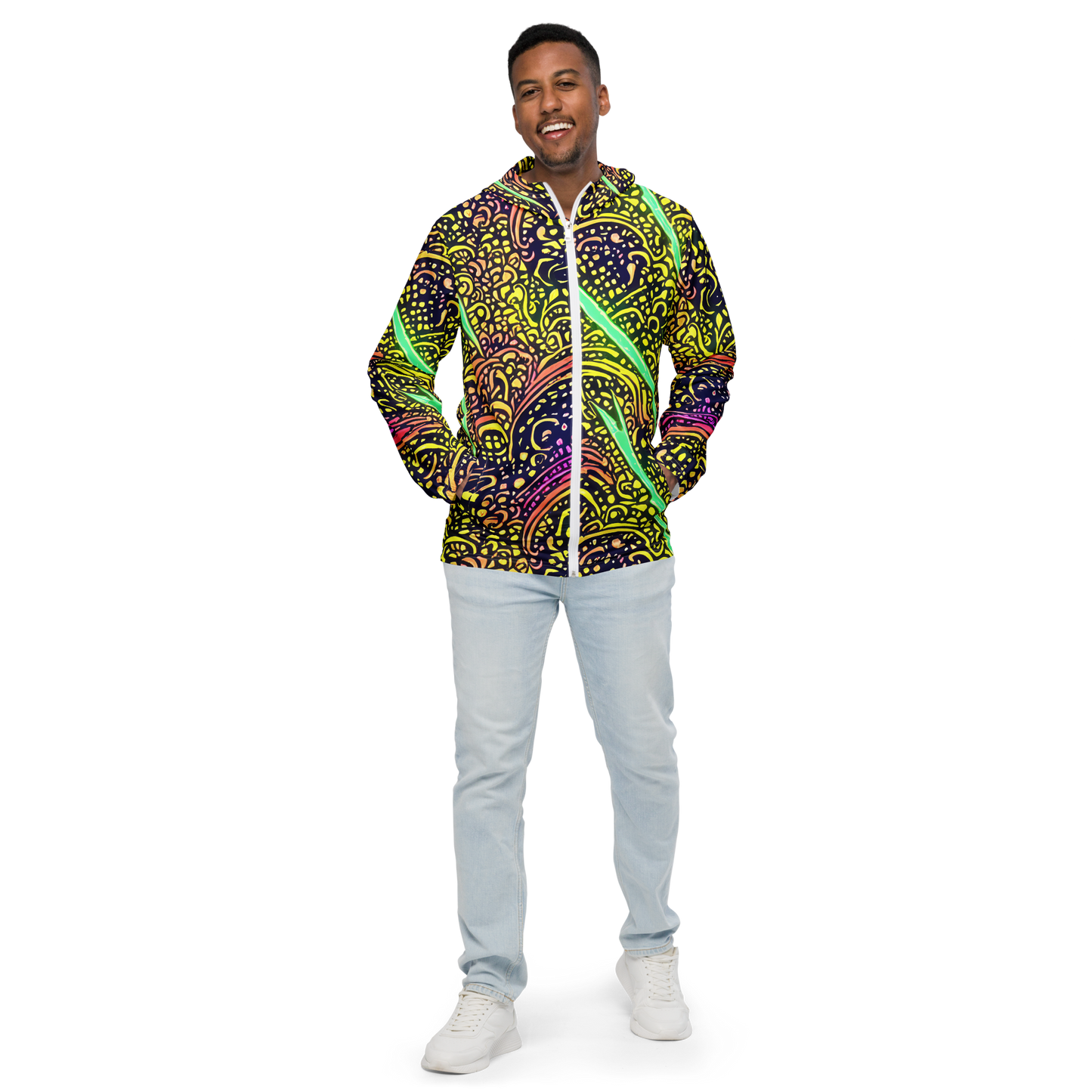 Men's Windbreaker - Isenbrant Illumination