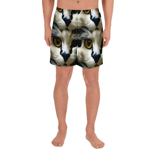 Athletic Long Shorts - Feline Fancy