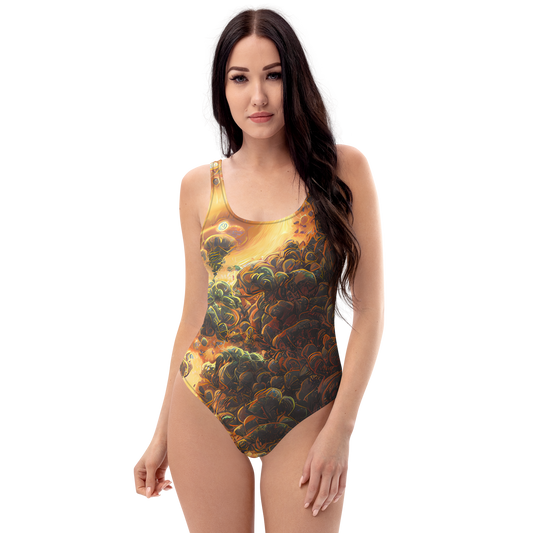 One-Piece Swimsuit - Volcanic Cascade