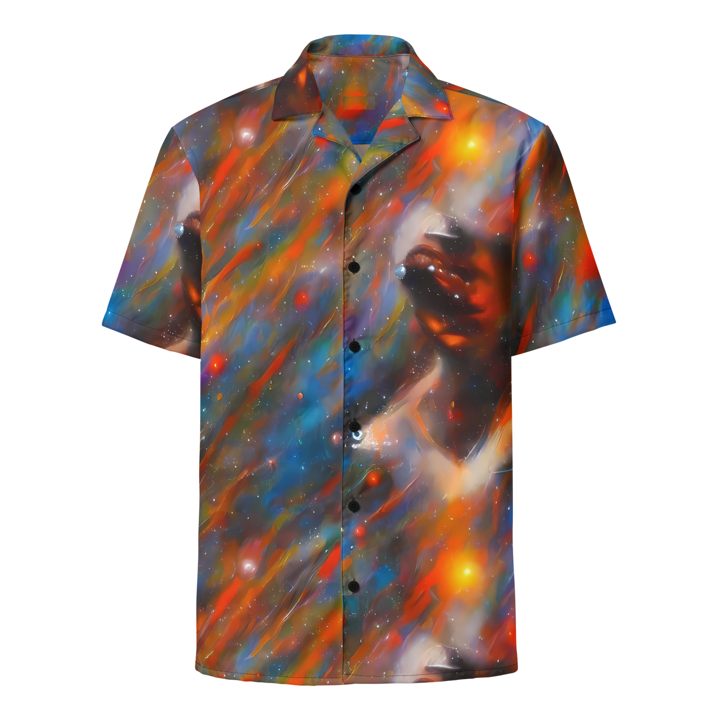 Button Shirt - Painterly Void