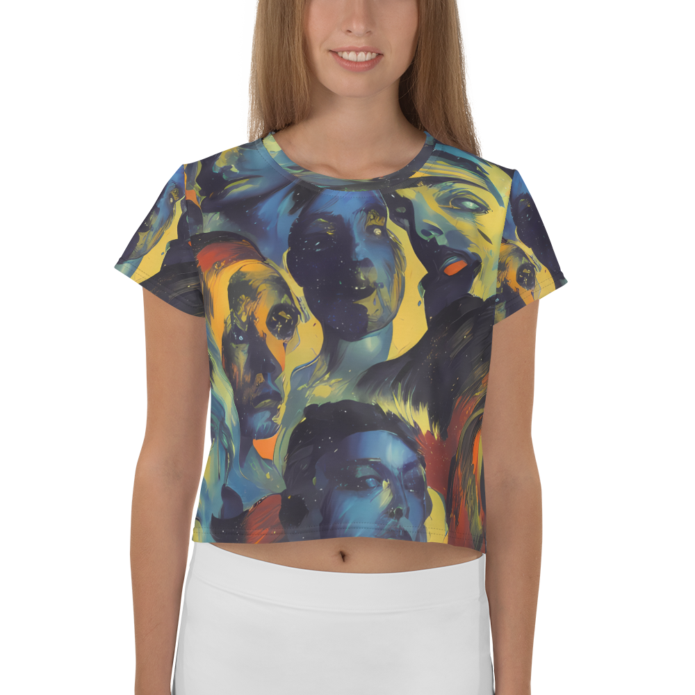 Women's Crop Tee - Vivid Visage