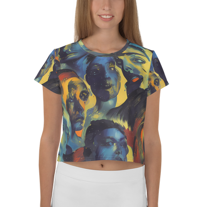 Women's Crop Tee - Vivid Visage