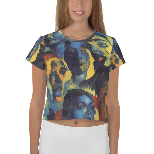 Women's Crop Tee - Vivid Visage