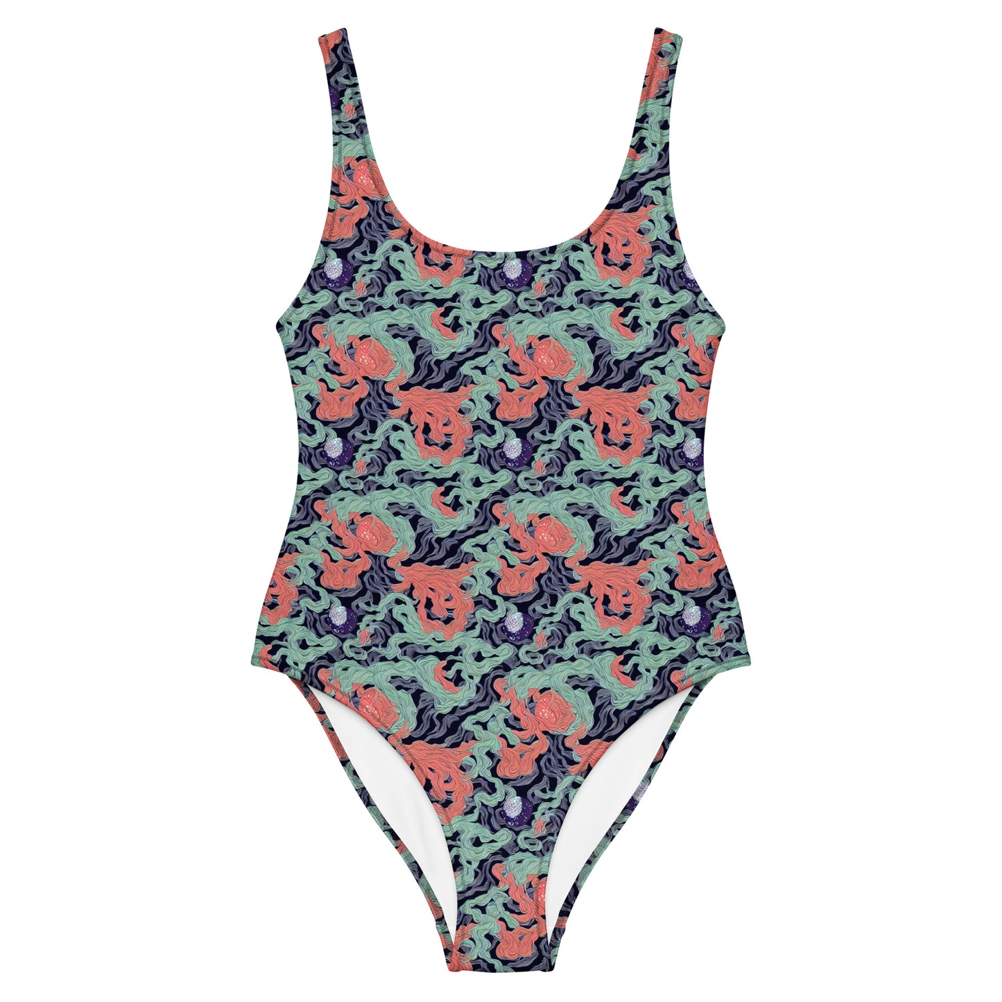 One-Piece Swimsuit - Cosmic Coral