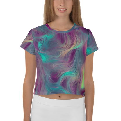 Women's Crop Tee - Surreal Tresses