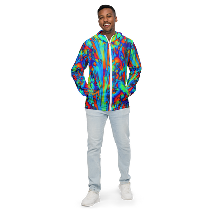 Men's Windbreaker - Vivid Virtuoso