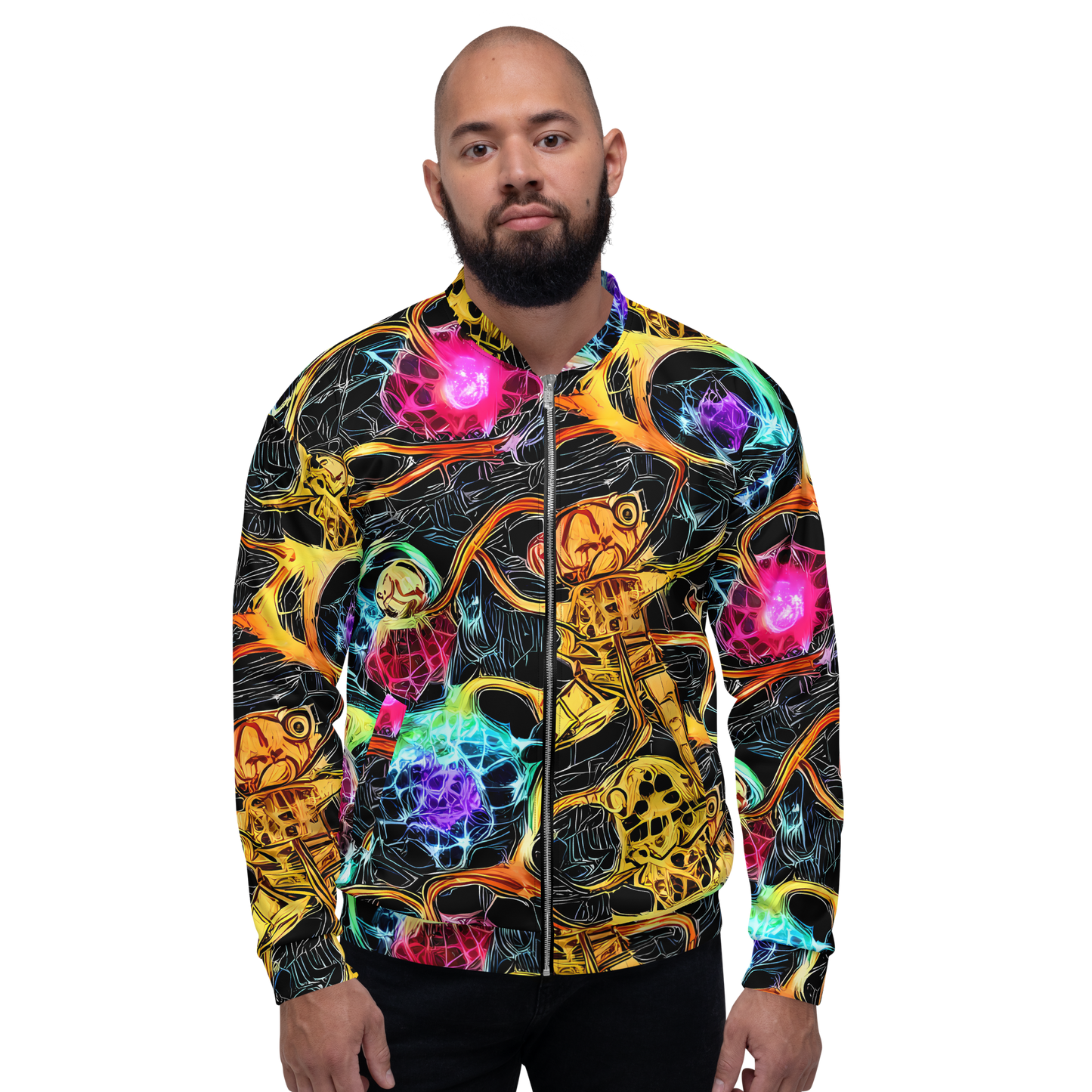 Bomber Jacket - Psychedelic Pulsar