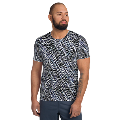 Men's Athletic T-Shirt - Dupain Waves