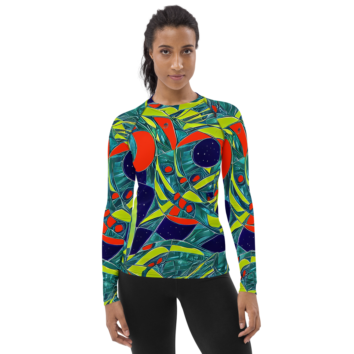 Women's Rash Guard - Harmonic Mirage